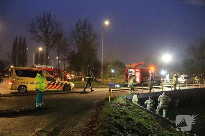 Zoekactie in het water