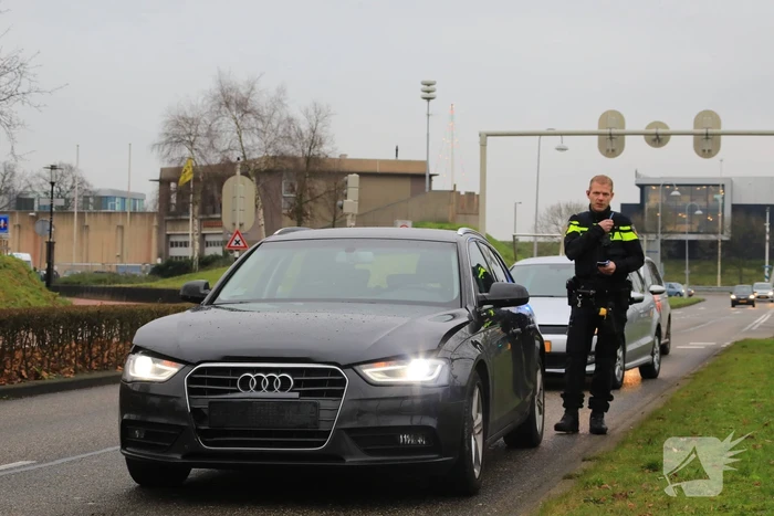 Vier voertuigen betrokken bij kop-staartbotsing