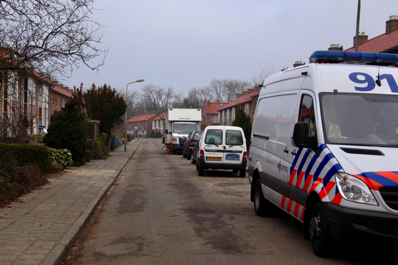 Forensisch onderzoek na brandstichting bij woning