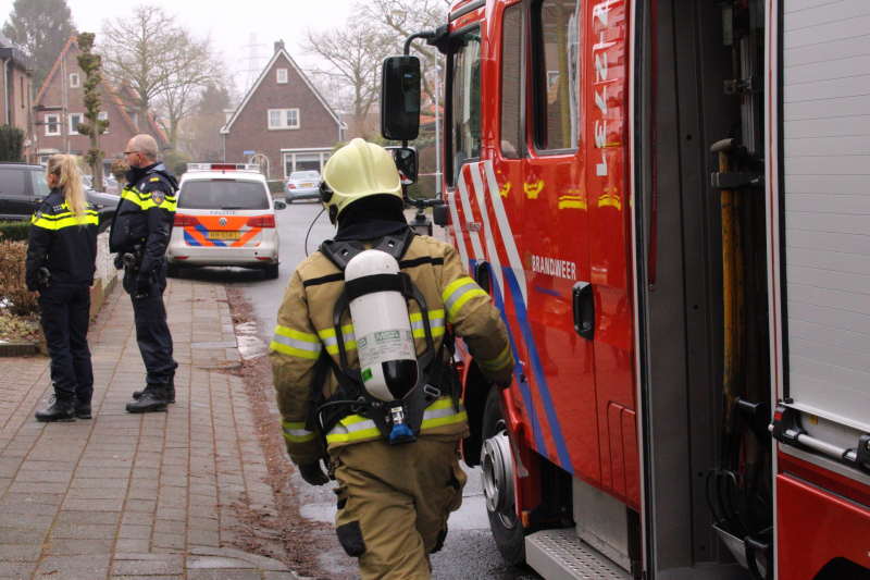 Straat afgesloten na gaslekkage in woning