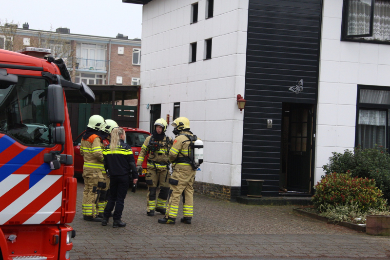 Straat afgesloten na gaslekkage in woning