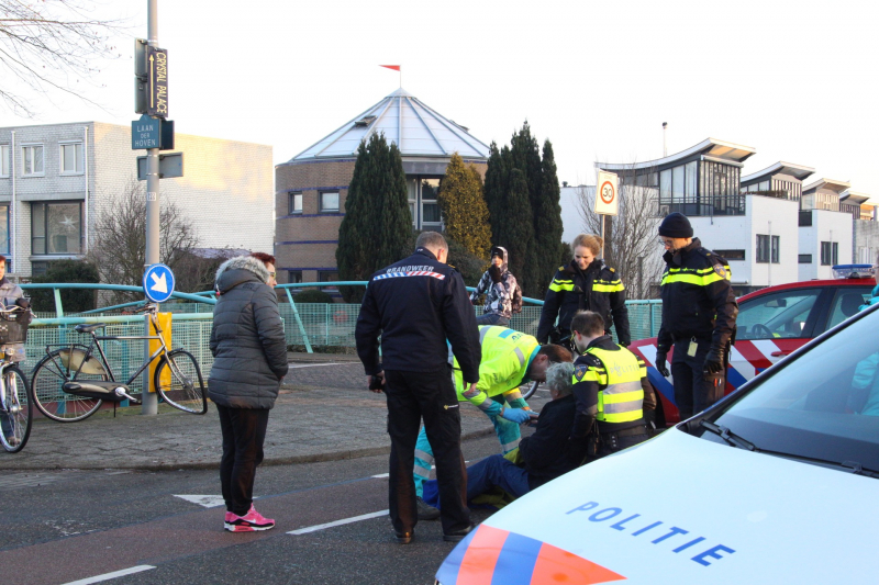 Fietser geschept door automobiliste
