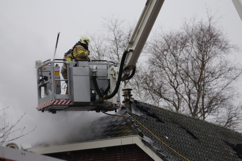 Brand in woonboerderij