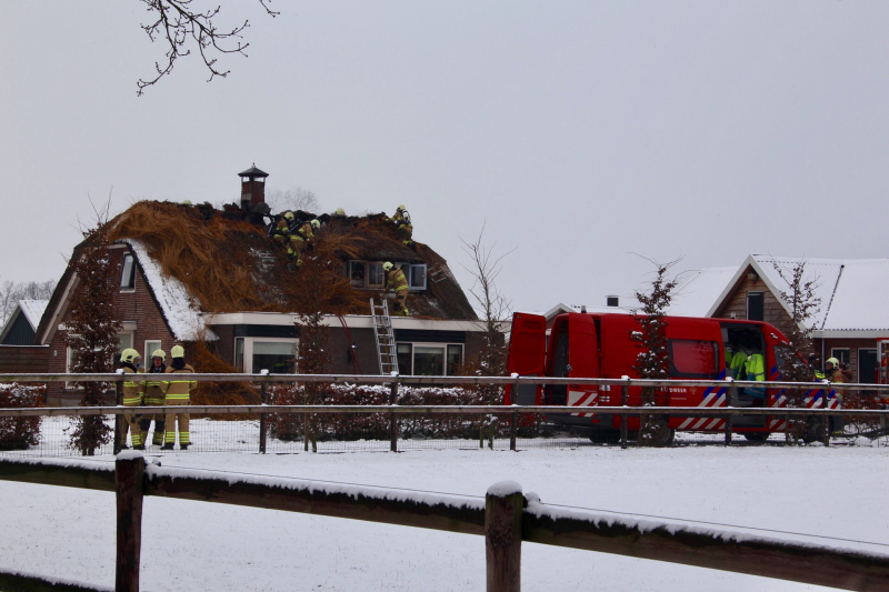 Woonboederij verwoest na schoorsteenbrand
