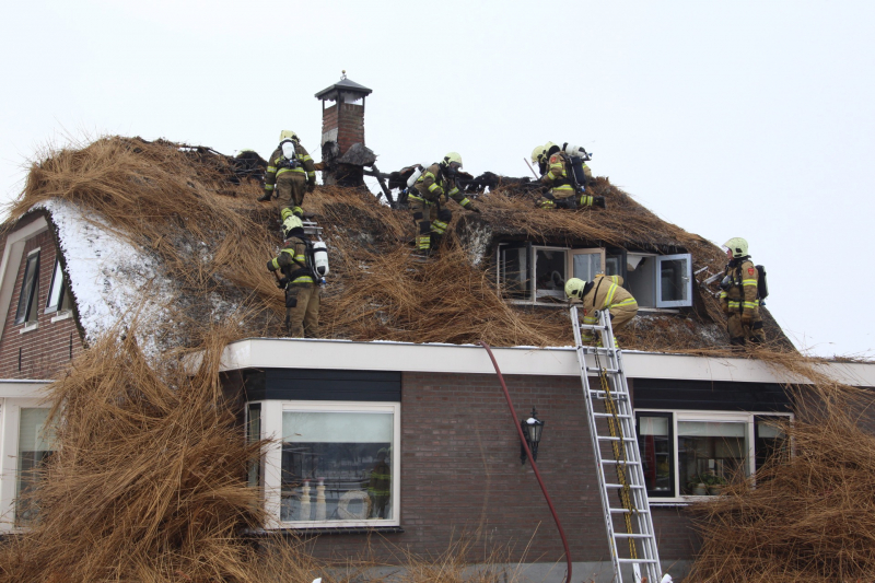 Woonboederij verwoest na schoorsteenbrand