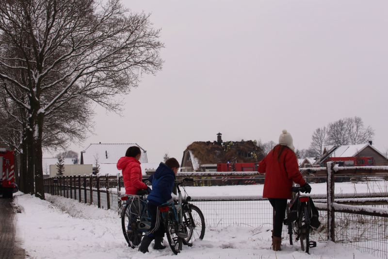 Woonboederij verwoest na schoorsteenbrand