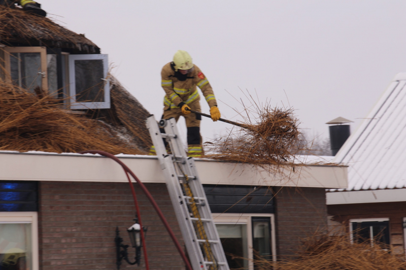 Woonboederij verwoest na schoorsteenbrand