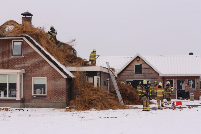 Woonboederij verwoest na schoorsteenbrand