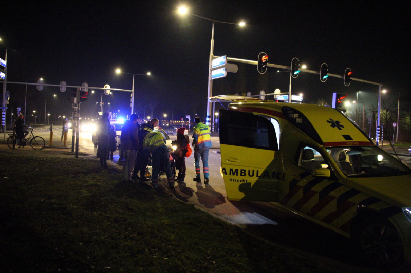 Overstekende voetganger aangereden