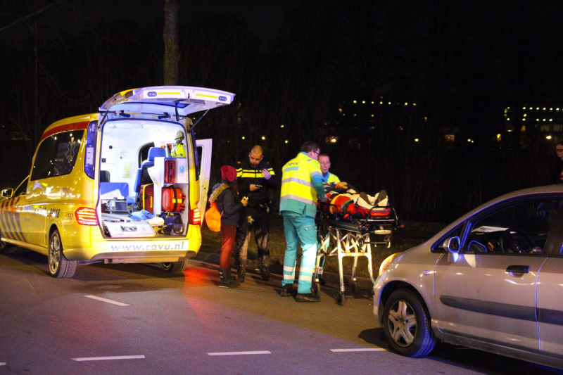 Overstekende voetganger aangereden