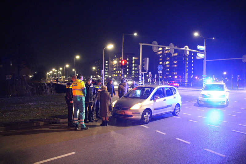 Overstekende voetganger aangereden