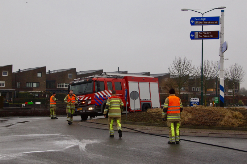 Vergeten tankdop zorgt voor vervuild wegdek