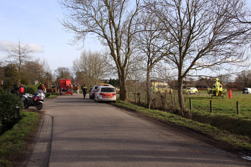 Explosie in schuur, 1 persoon gewond