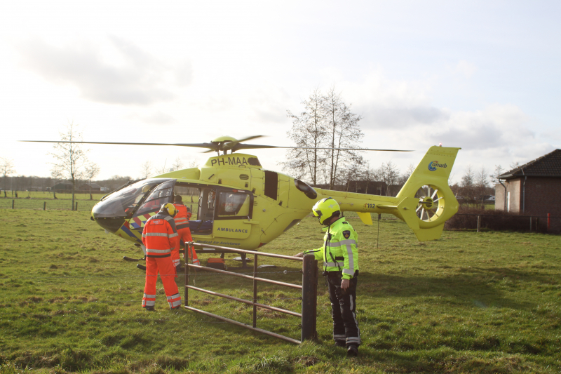 Explosie in schuur, 1 persoon gewond