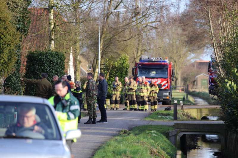 Explosie in schuur, 1 persoon gewond