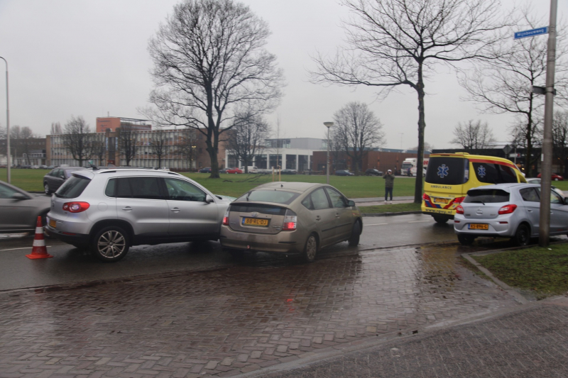 Veel schade na aanrijding