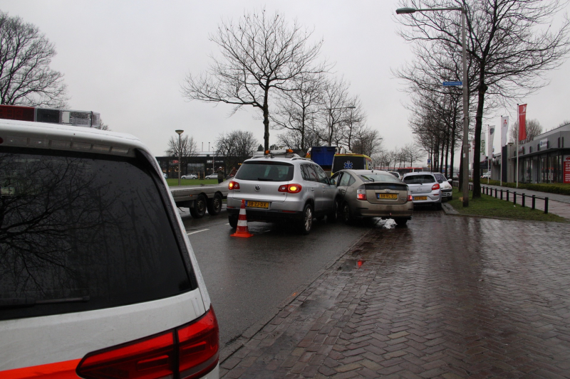Veel schade na aanrijding