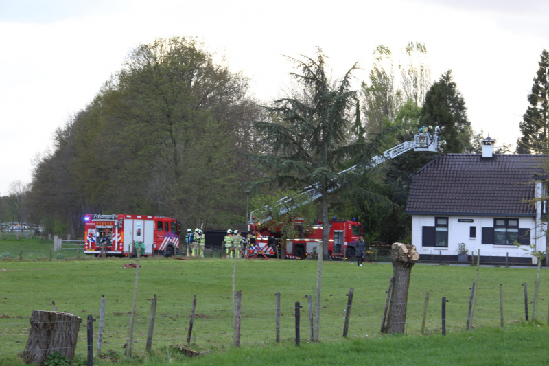Forse schade bij woningbrand