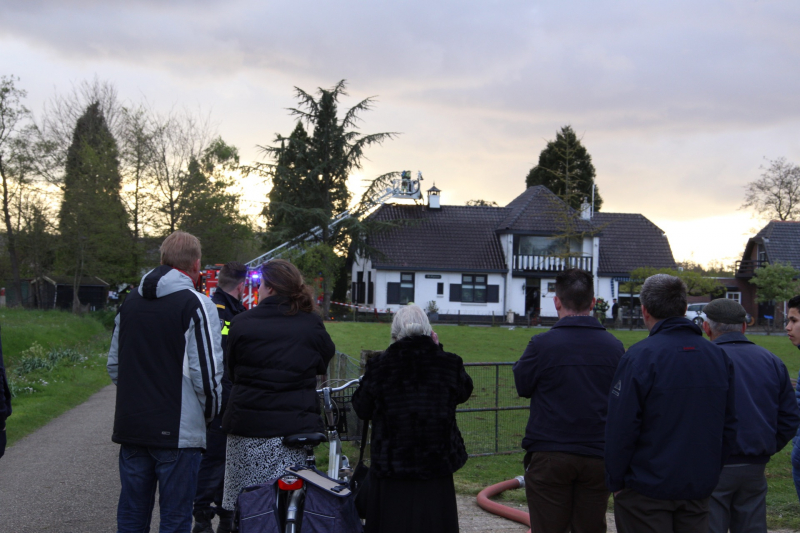 Forse schade bij woningbrand