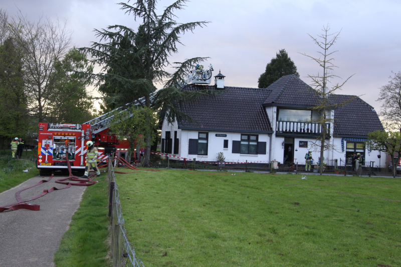 Forse schade bij woningbrand