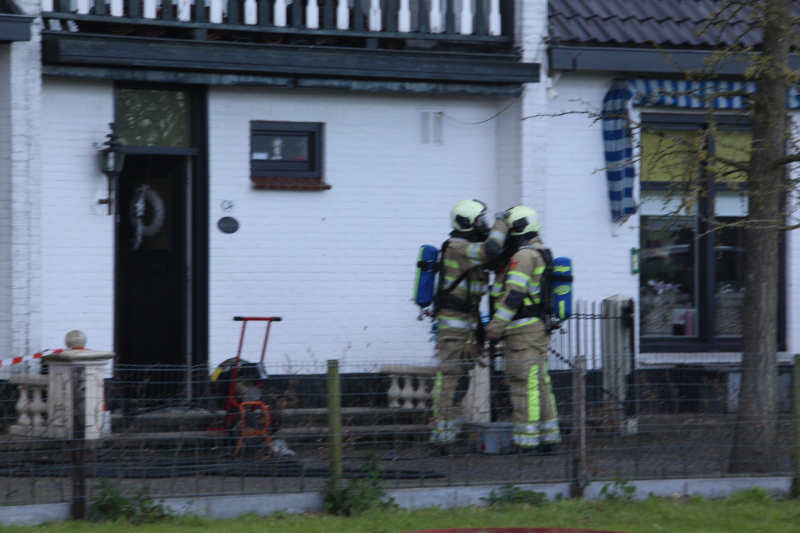 Forse schade bij woningbrand