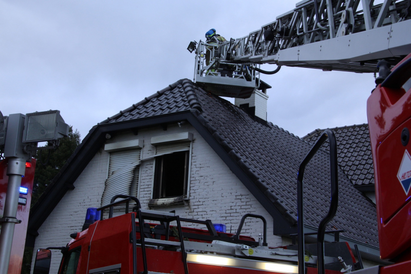 Forse schade bij woningbrand