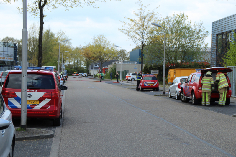 Veel rookontwikkeling bij zeer grote brand