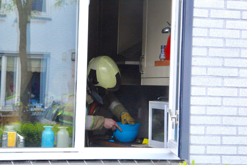 Vergeten oven zorgt voor woning vol rook