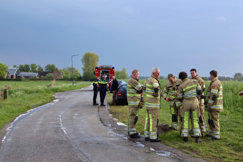 Auto total loss na uitwijkmanoeuvre