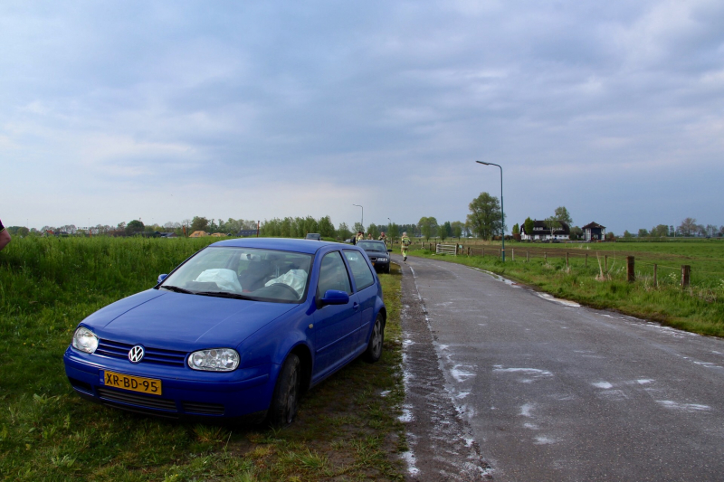 Auto total loss na uitwijkmanoeuvre