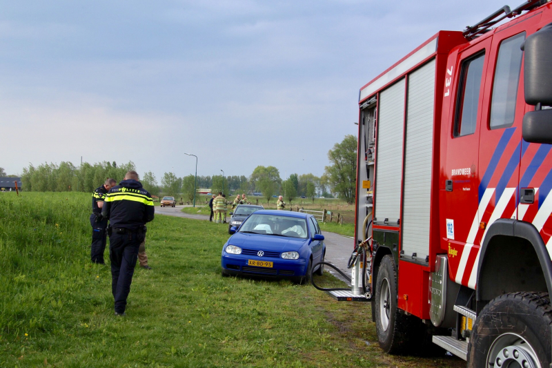 Auto total loss na uitwijkmanoeuvre