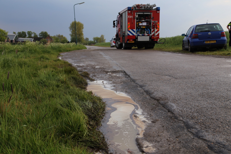 Auto total loss na uitwijkmanoeuvre