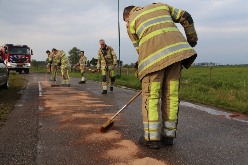 Auto total loss na uitwijkmanoeuvre