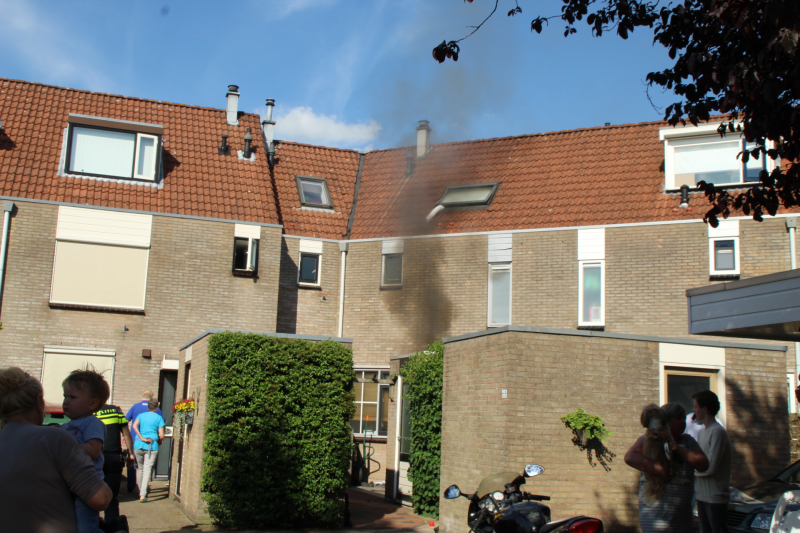 Veel rook bij brand in meterkast