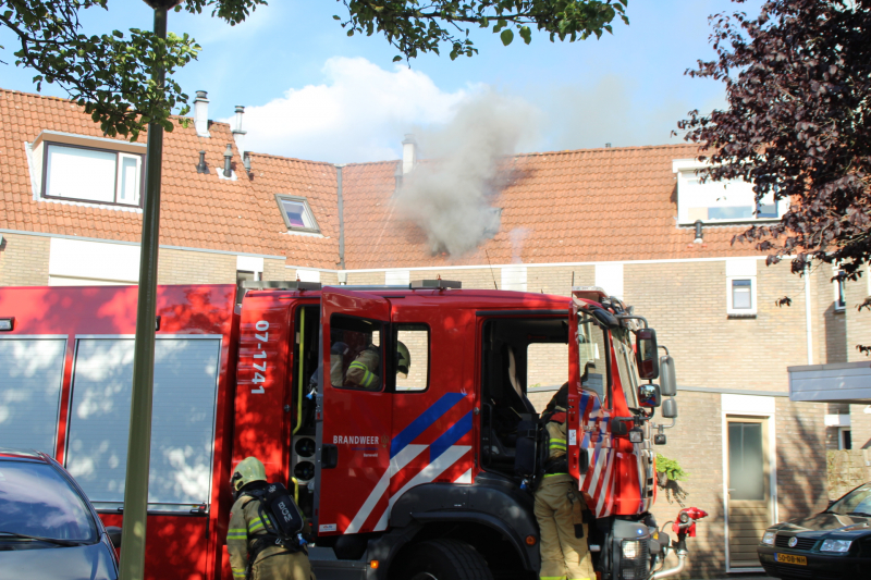 Veel rook bij brand in meterkast