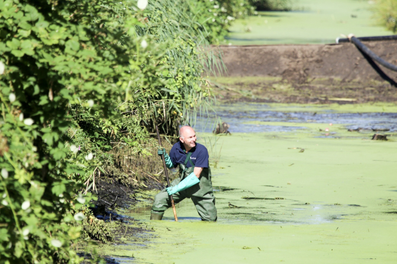 Onderzoek gestart in drooggelegde sloot