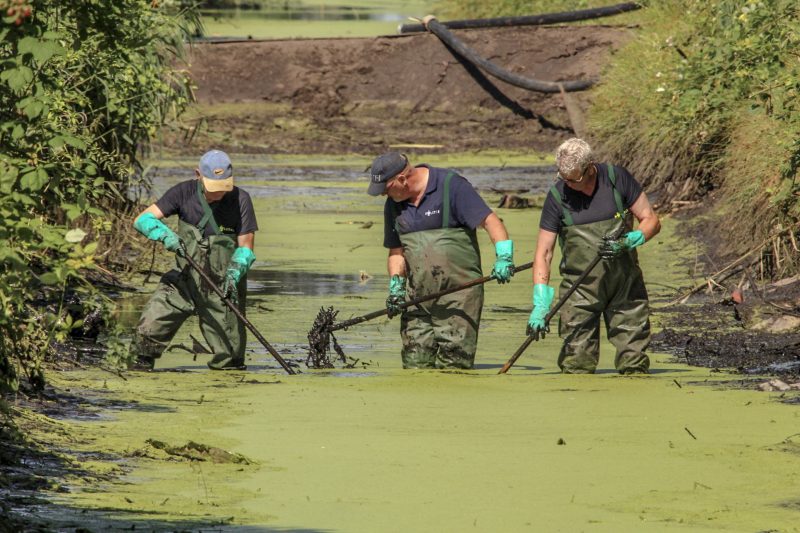 Onderzoek gestart in drooggelegde sloot