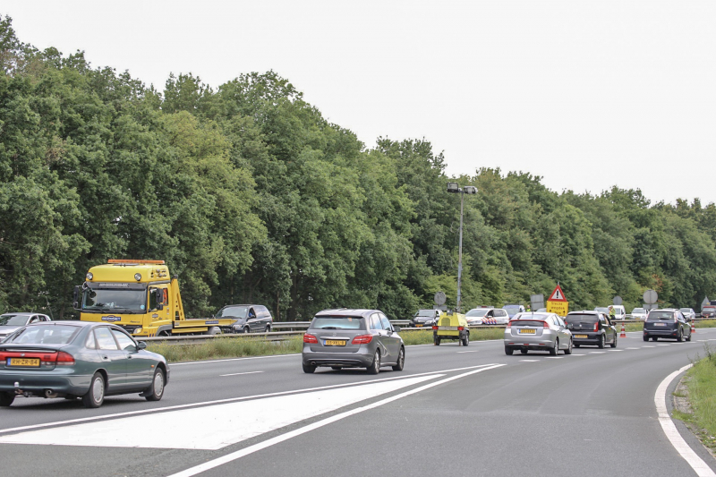 Rijbaan afgesloten na ernstig ongeval