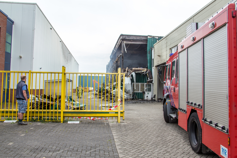 Enorme ravage na grote brand