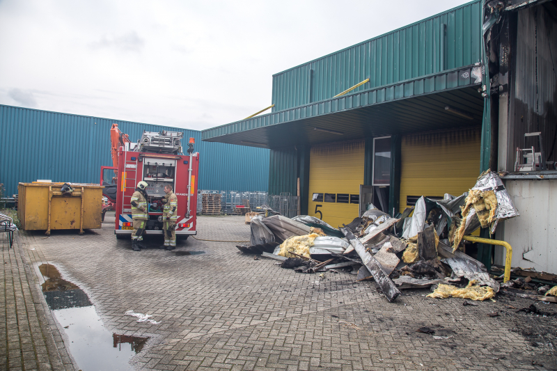 Enorme ravage na grote brand