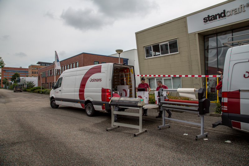 Enorme ravage na grote brand