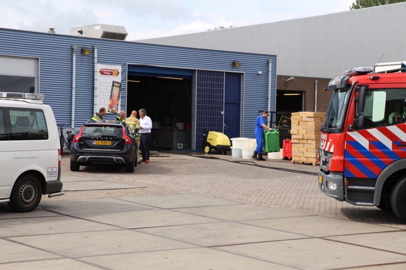 Brand ontstaan in palingrokerij