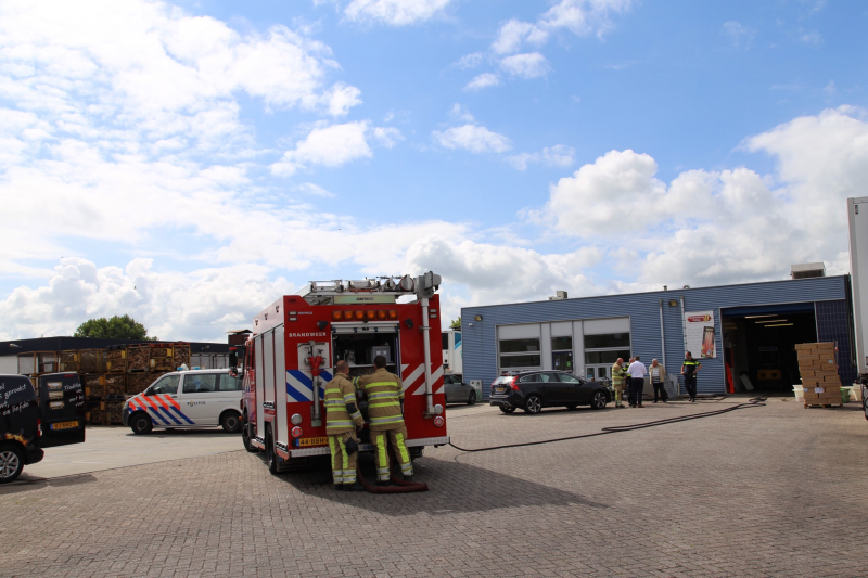 Brand ontstaan in palingrokerij