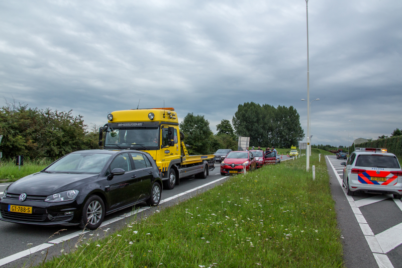 Flinke schade bij kop-staartbotsing