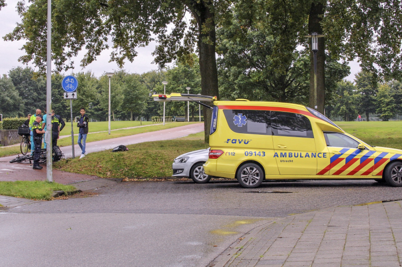 Fietsen flink beschadigd na ongeval