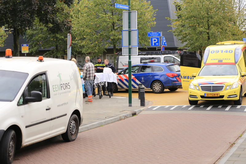 Man gewond na glijpartij