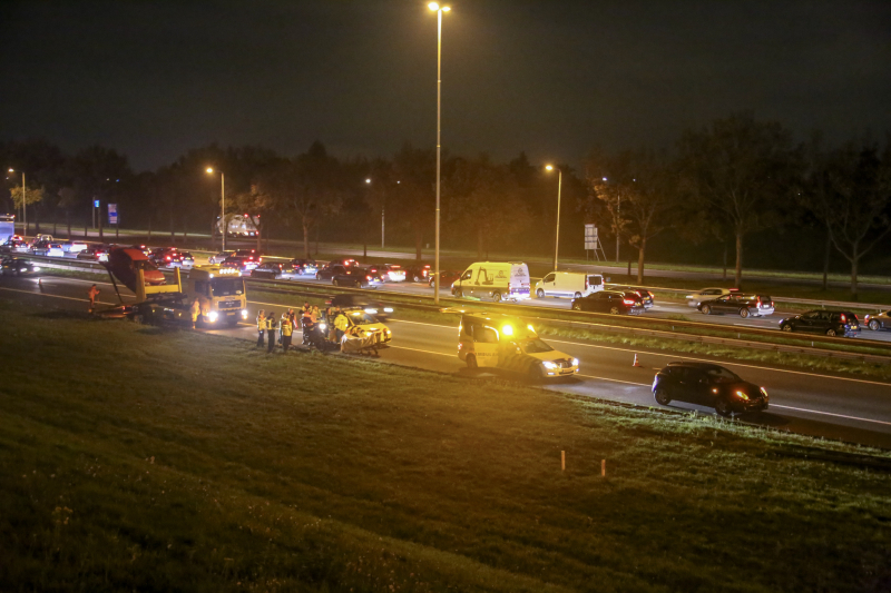 Motorrijder gewond na aanrijding met auto