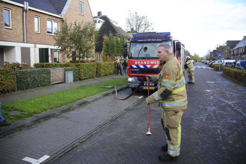 Kruipruimte onder water na gesprongen leiding