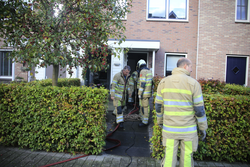 Kruipruimte onder water na gesprongen leiding
