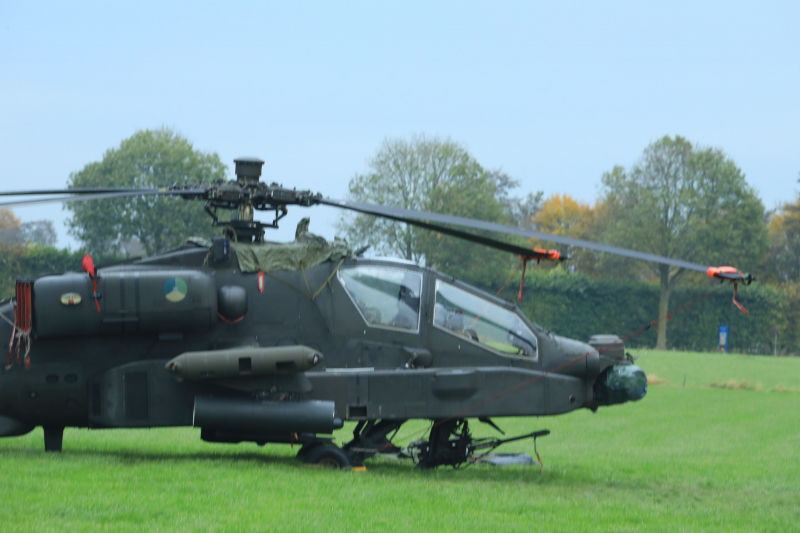 Marechaussee doet onderzoek naar het ongeluk Apache-helikopter